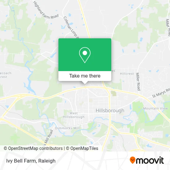 Ivy Bell Farm map
