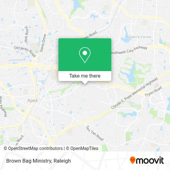 Brown Bag Ministry map