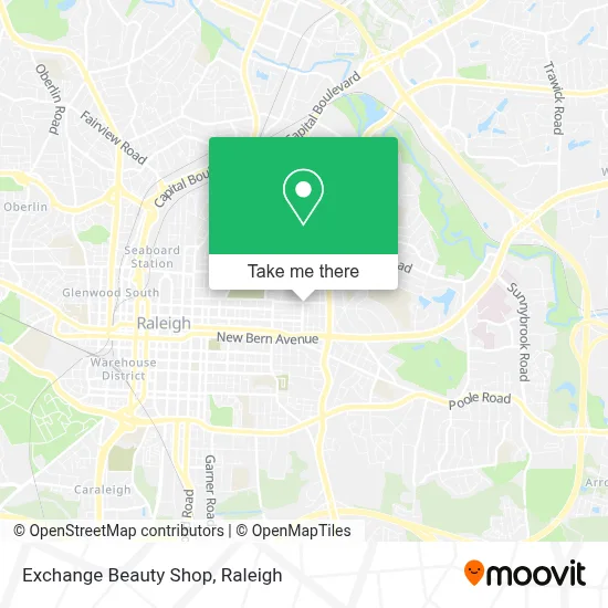 Exchange Beauty Shop map