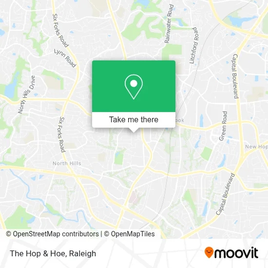 The Hop & Hoe map