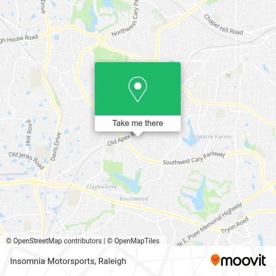 Insomnia Motorsports map
