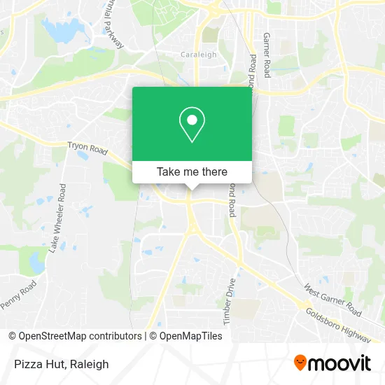 Pizza Hut map