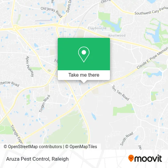 Aruza Pest Control map
