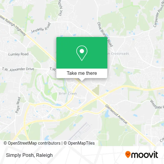 Simply Posh map
