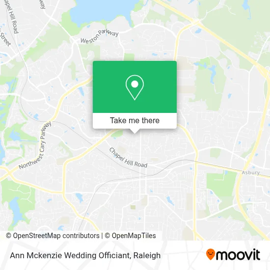 Ann Mckenzie Wedding Officiant map