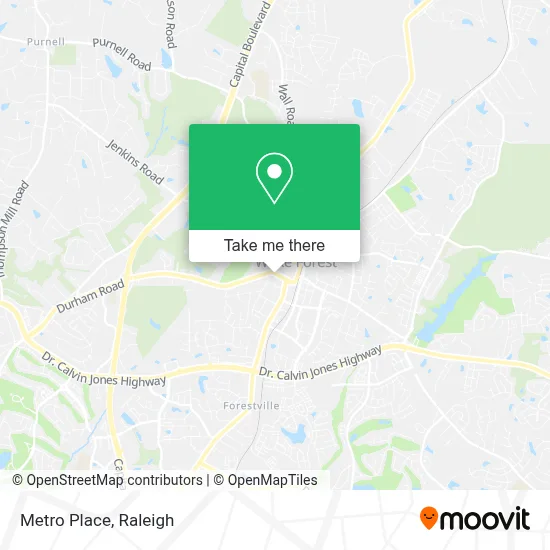 Metro Place map