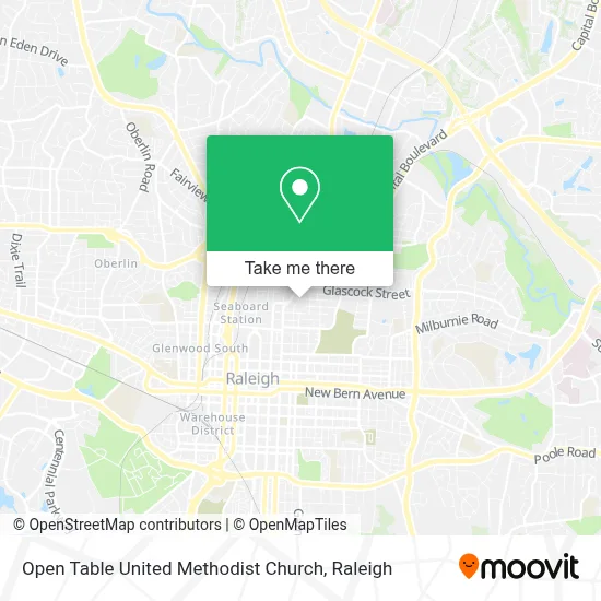 Open Table United Methodist Church map
