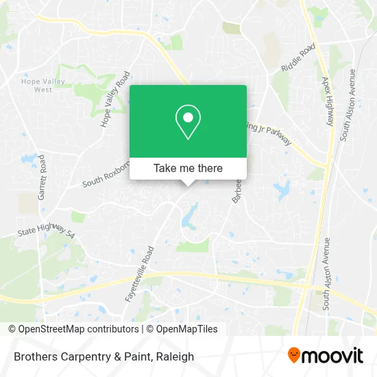 Brothers Carpentry & Paint map