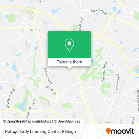 Refuge Early Learning Center map