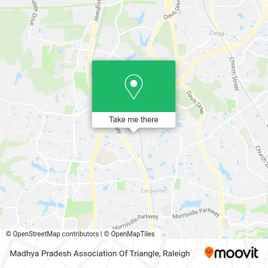 Madhya Pradesh Association Of Triangle map