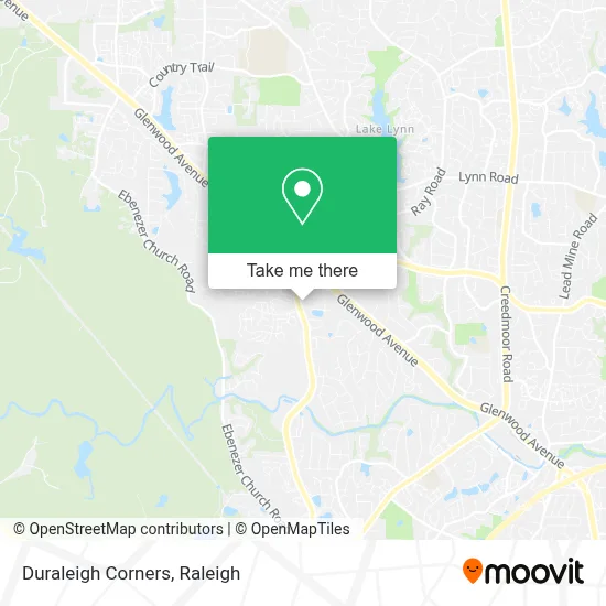 Duraleigh Corners map