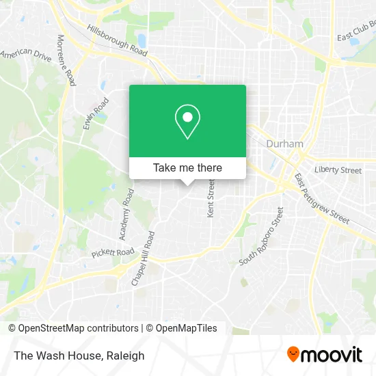 The Wash House map