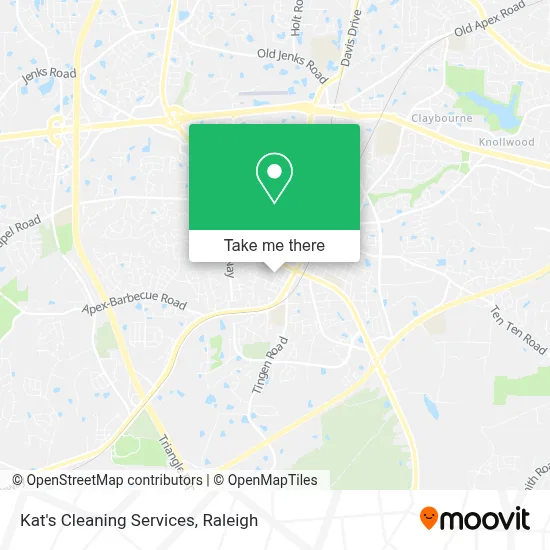Kat's Cleaning Services map