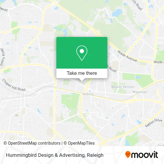 Hummingbird Design & Advertising map