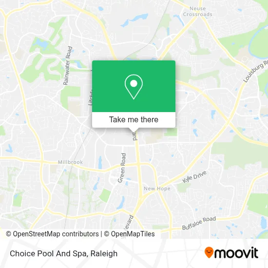 Choice Pool And Spa map