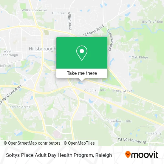 Soltys Place Adult Day Health Program map