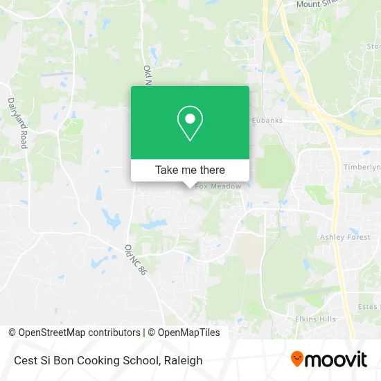 Cest Si Bon Cooking School map