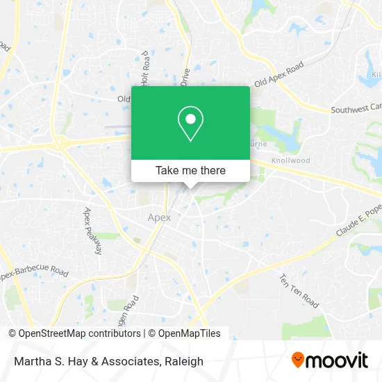Martha S. Hay & Associates map