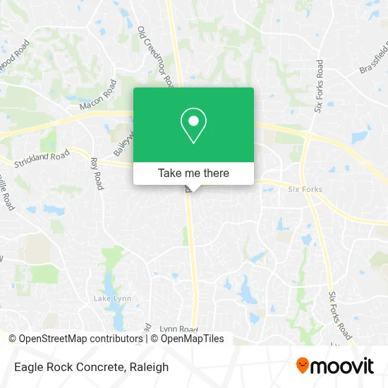 Eagle Rock Concrete map