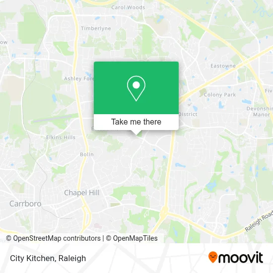 City Kitchen map