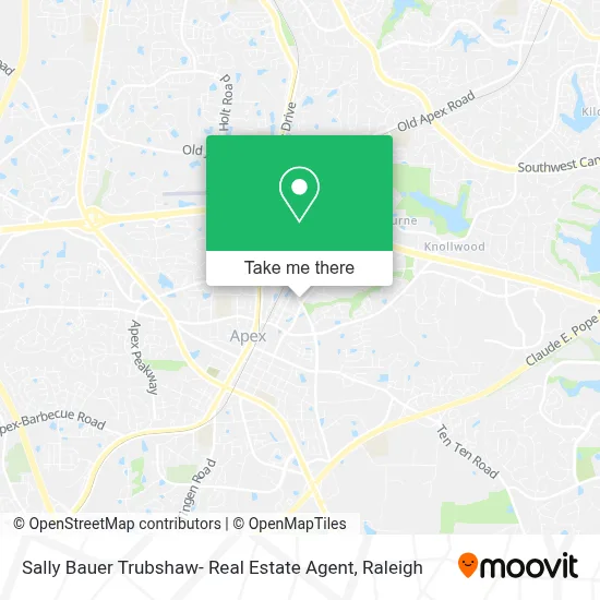Sally Bauer Trubshaw- Real Estate Agent map