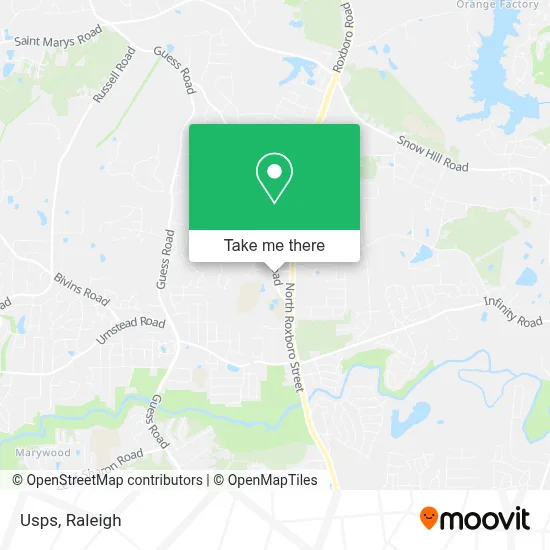 Usps map