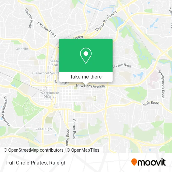 Full Circle Pilates map