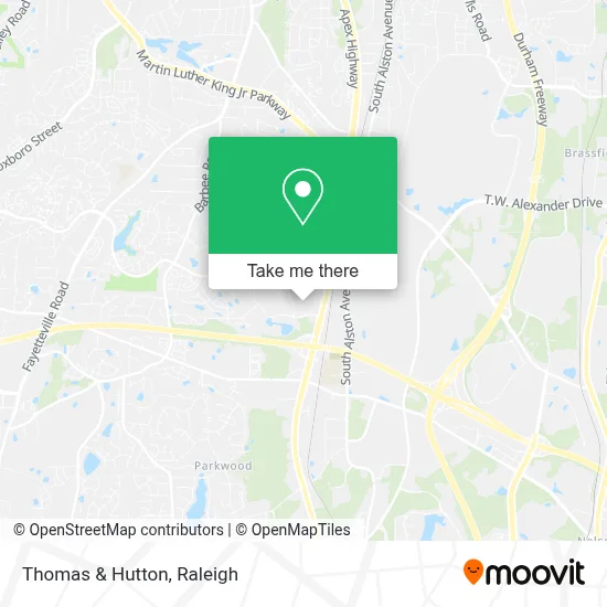 Thomas & Hutton map