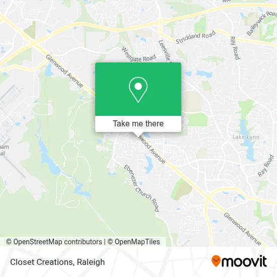 Closet Creations map