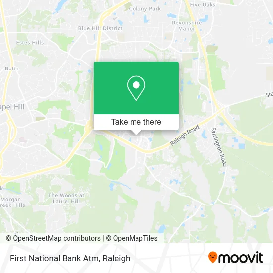 First National Bank Atm map