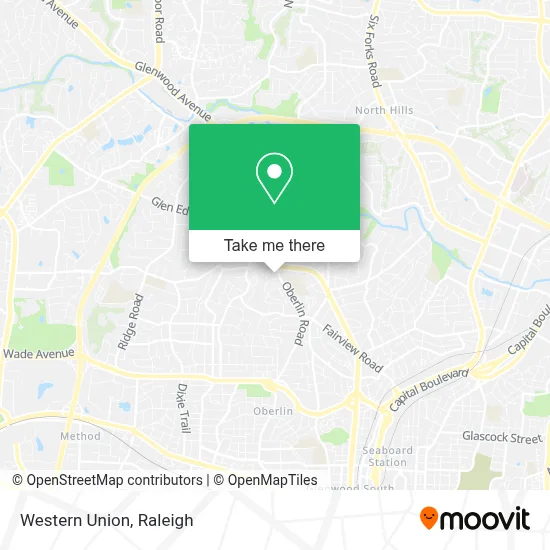 Western Union map