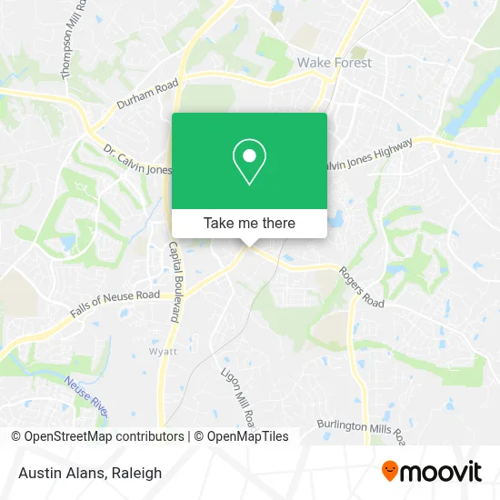 Austin Alans map