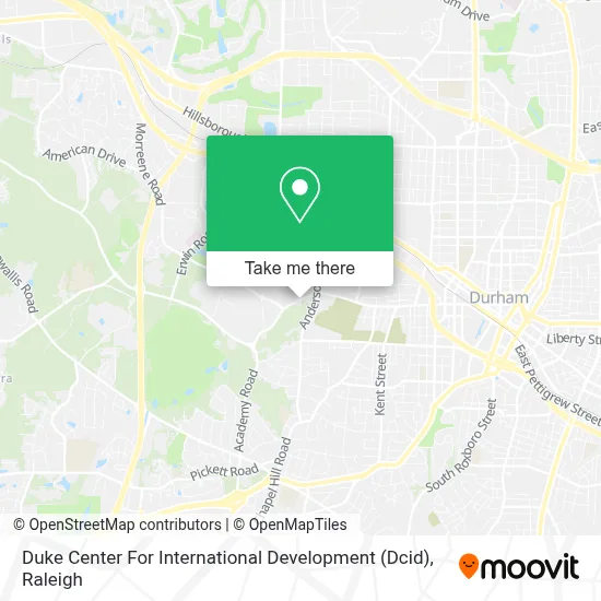 Duke Center For International Development (Dcid) map