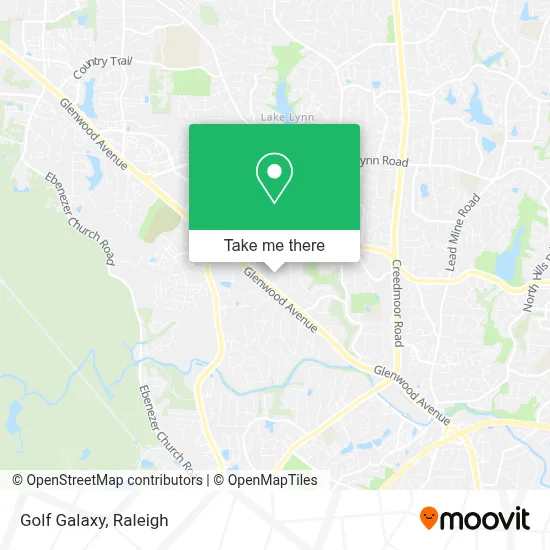 Golf Galaxy map