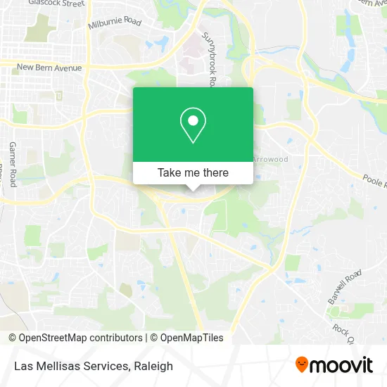 Las Mellisas Services map