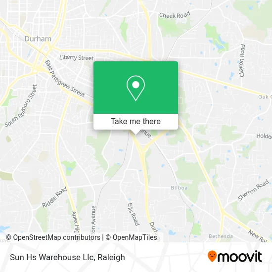 Sun Hs Warehouse Llc map
