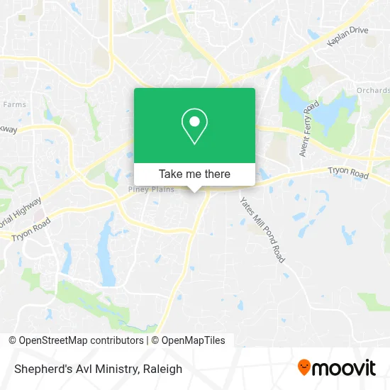 Shepherd's Avl Ministry map