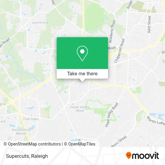Supercuts map