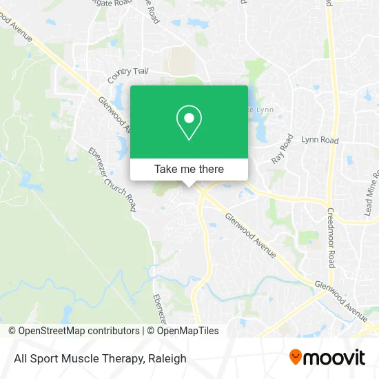 All Sport Muscle Therapy map