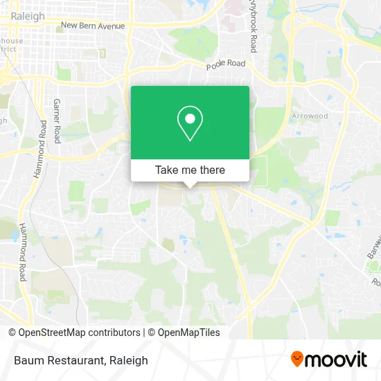 Baum Restaurant map