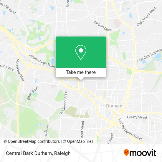 Central Bark Durham map