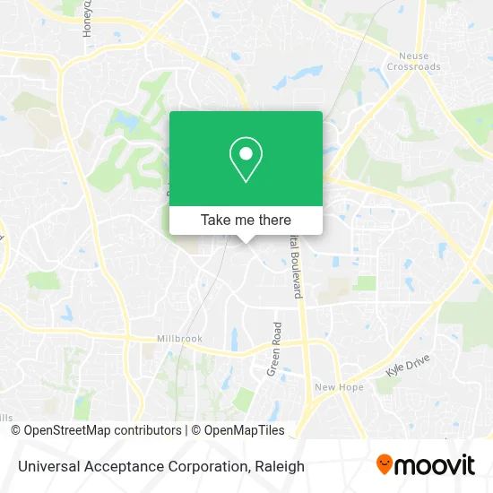 Universal Acceptance Corporation map