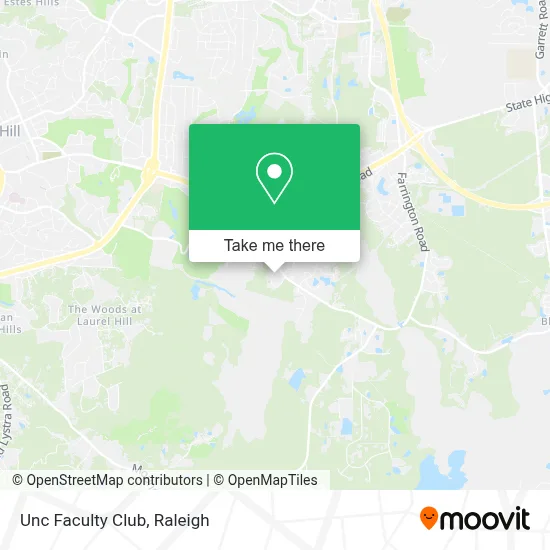 Unc Faculty Club map