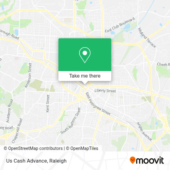 Us Cash Advance map