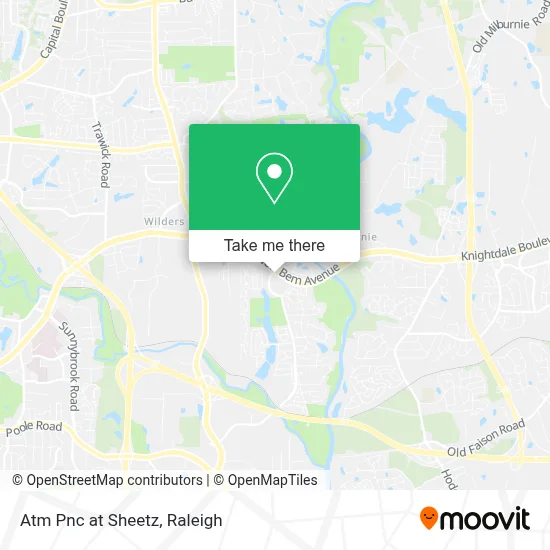 Atm Pnc at Sheetz map