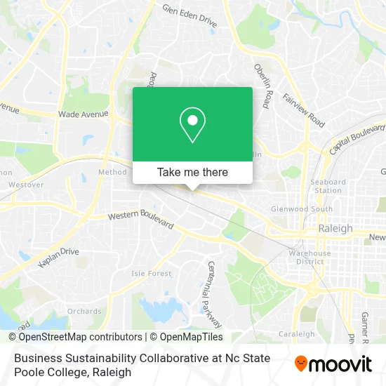 Business Sustainability Collaborative at Nc State Poole College map