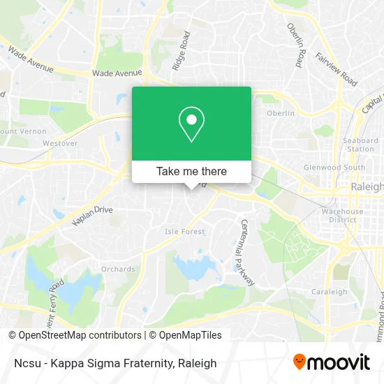 Ncsu - Kappa Sigma Fraternity map