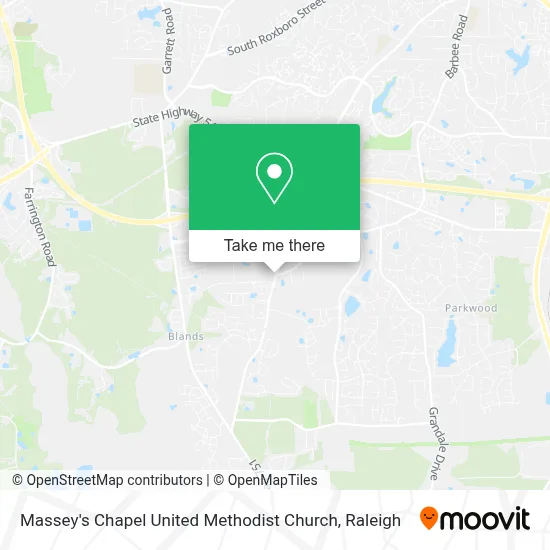 Massey's Chapel United Methodist Church map