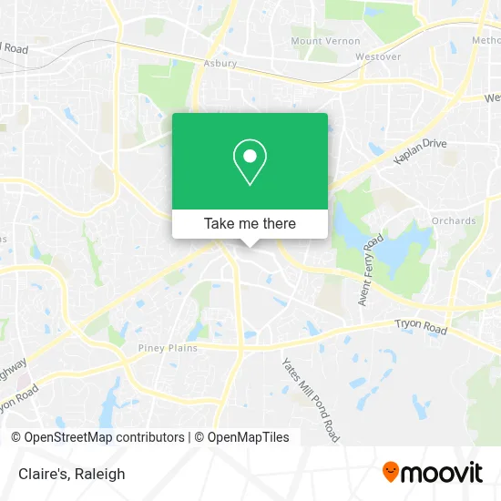 Claire's map
