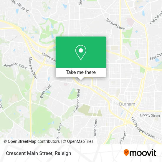 Crescent Main Street map